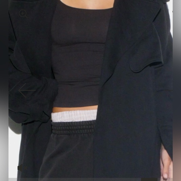 Skims BOYFRIEND FLEECE OVERSIZED TRENCH COAT - Picture 5 of 11